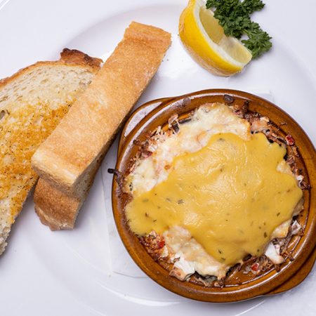 CRUB STUFFED MUSHROOMS