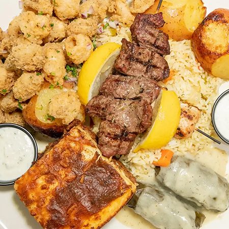 greek platter for 2